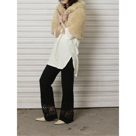 【YENN】CURL FUR CAPE　※8月下旬＝9月下旬納期