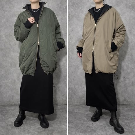 【siro de labonte】reversible coat　※納期10月上旬～11月上旬