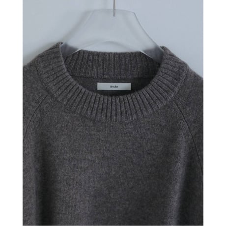 【anuke】Wool Crewneck Tops　※納期11月中旬～12月中旬