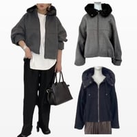 CYAN TOKYO】BIGワッフルトリミングドルマンJK | selectshop kus