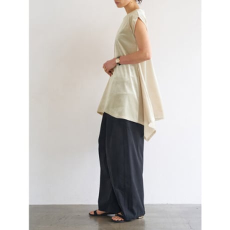 【YENN】IRREGULAR HEM TUNIC　※納期：6月中旬～7月中旬