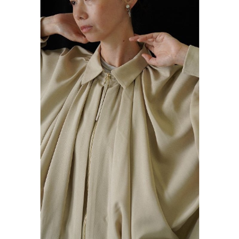 CYAN TOKYO】ラウンドギャザードルマンブルゾン | selectshop