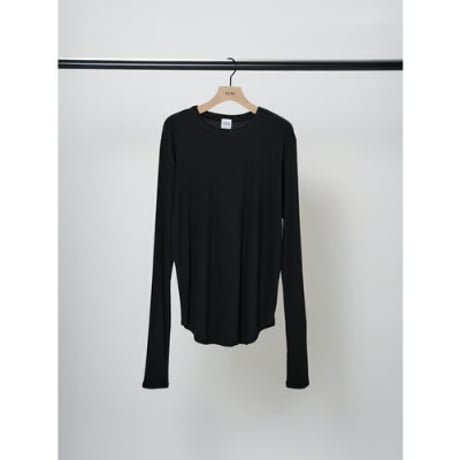 【YENN】COTTON RIB LONG TEE