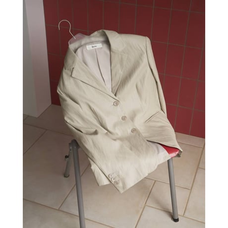 【anuke】Ecoleather Tailored Jacket