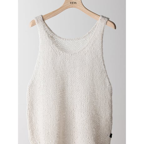 【YENN】MOHAIR HAND VEST 　※納期：8月中旬〜9月中旬