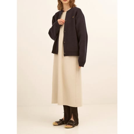 【YENN】FADED RIB DRESS