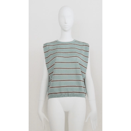 【Boutique Ordinary】Striped Sleeveless Top