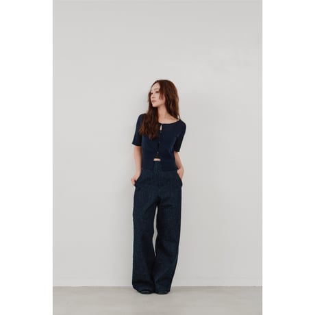 【Hella】wide nep denim　※納期2月中旬〜3月中旬
