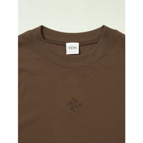 【YENN】EMBROIDERY BIG TEE