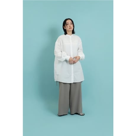 【CYAN TOKYO】バックギャザーリブチュニック