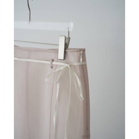 【anuke】Sheer Knit Skirt　※納期3月上旬～4月上旬