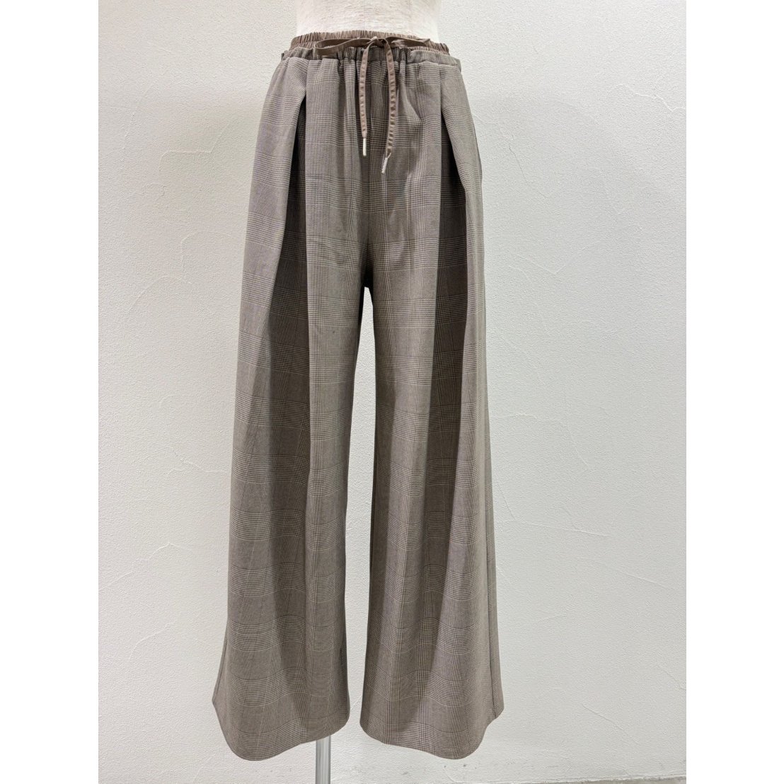 【CYAN TOKYO】レイヤーウエストグレンチェックワイド　未開封 CYAN TOKYO（シアン トーキョー） レイヤー ウエスト グレンチェック