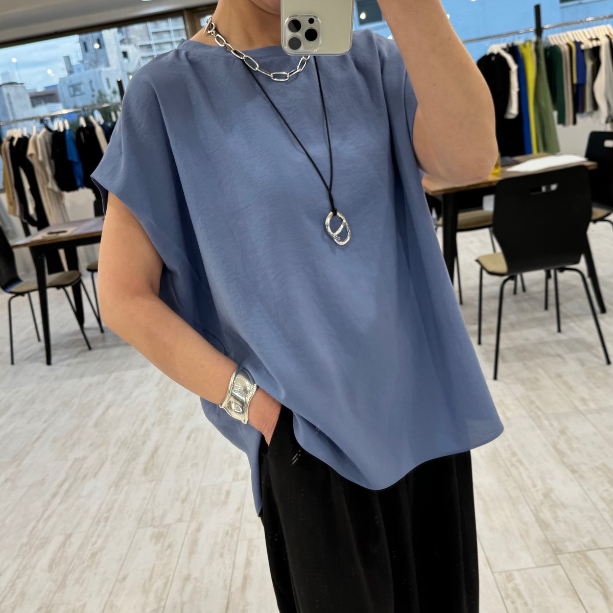 Dignite collier】ショルダータックブラウスPO | selectshop ku