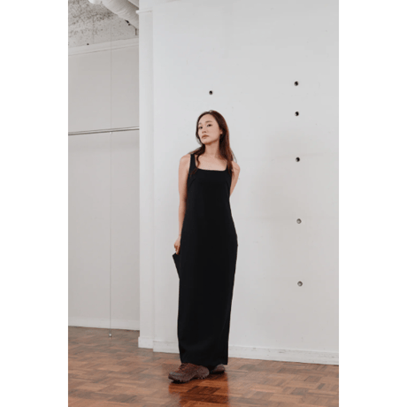 【Hella】back tie cocoon dress　※納期6月中旬〜7月中旬
