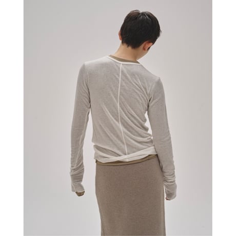 【TODAYFUL】Tuck Layered Long T-shirts   ＊