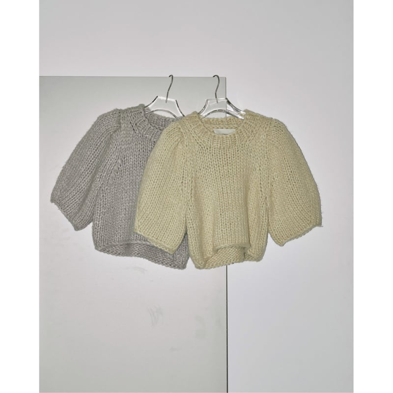 TODAYFUL】Puffsleeve Hand Knit 10月下旬~11月中旬頃 発送予