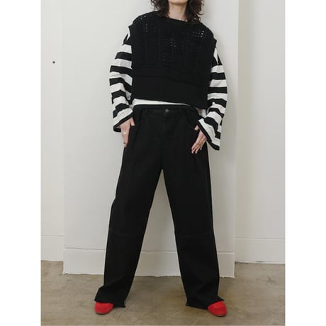 【YENN】STP WIDE SLEEVE LONG TEE