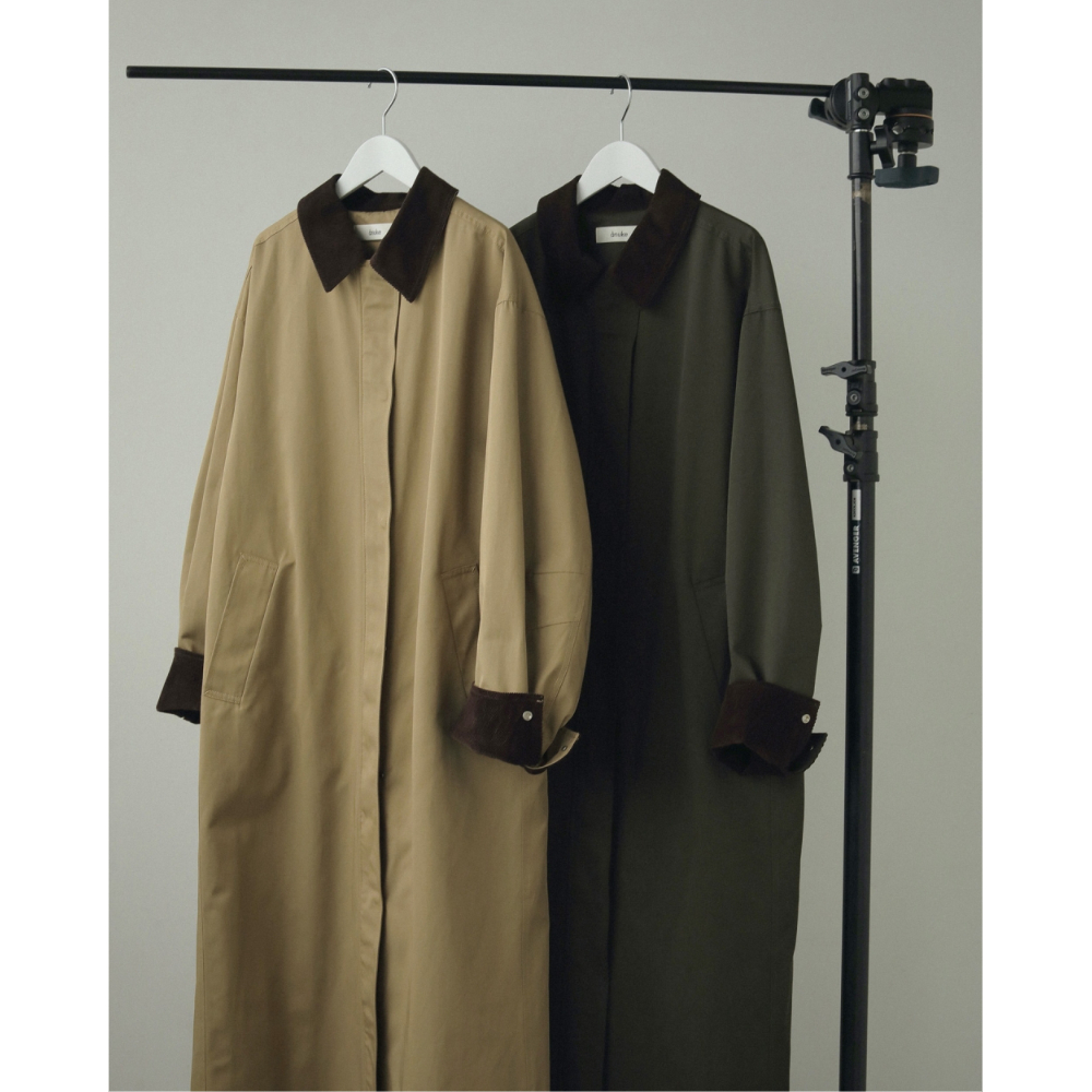 ànuke】Twill Soutiencollar Coat | selectshop ku