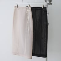 【anuke】Sheer Knit Skirt　※納期3月上旬～4月上旬