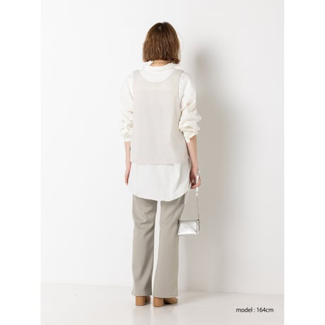 【YENN】MOHAIR HAND VEST 　※納期：8月中旬〜9月中旬
