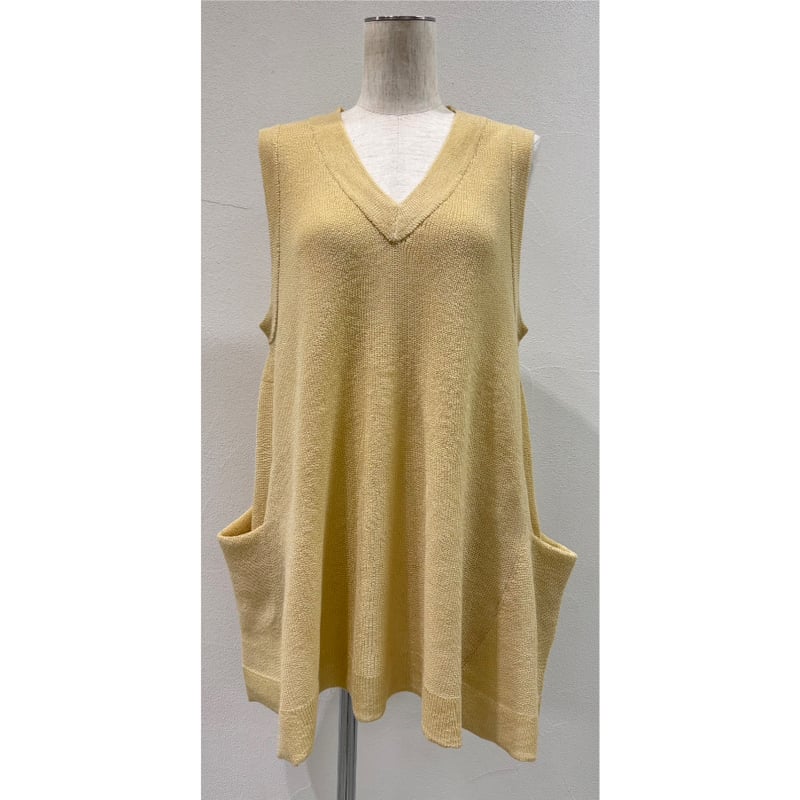 CYAN TOKYOサーキュラー畦ニットチュニック