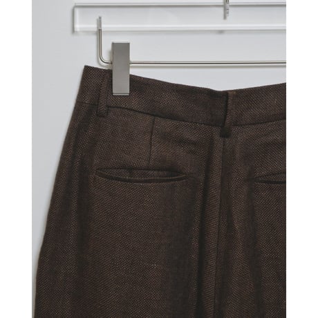 【TODAYFUL】Tuck Linen Trousers  ※納期3/上～4/上