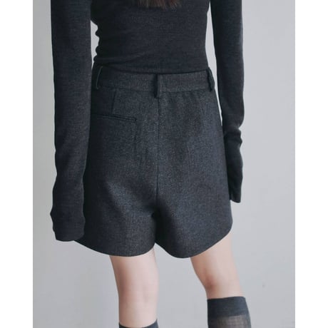 【anuke】Herringbone Short Pants　※納期9月中旬～10月中旬