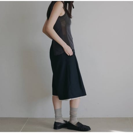 【anuke】Bicolor Tank Top