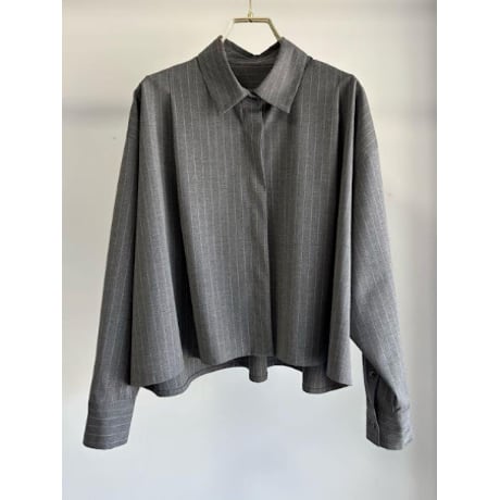 【MARGAUX VINTAGE】ピンストライプブラウス