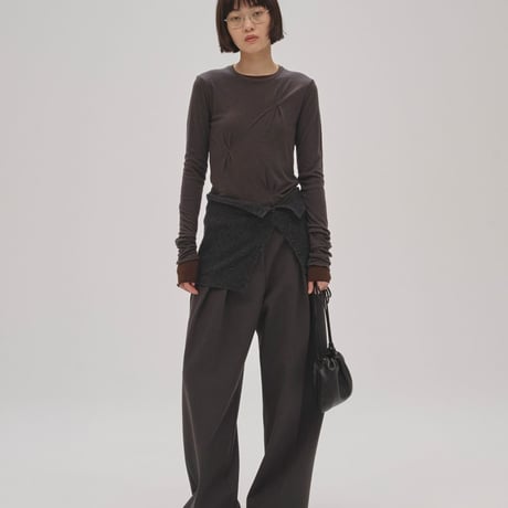 【TODAYFUL】Tuck Layered Long T-shirts   ＊