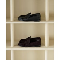 【anuke】Gather Loafers　※納期8月下旬～9月下旬