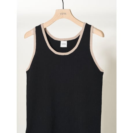 【YENN】RIB KNIT TANKTOP