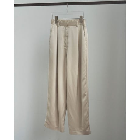 【anuke】Satin Tuck Pants※10月上～11月上