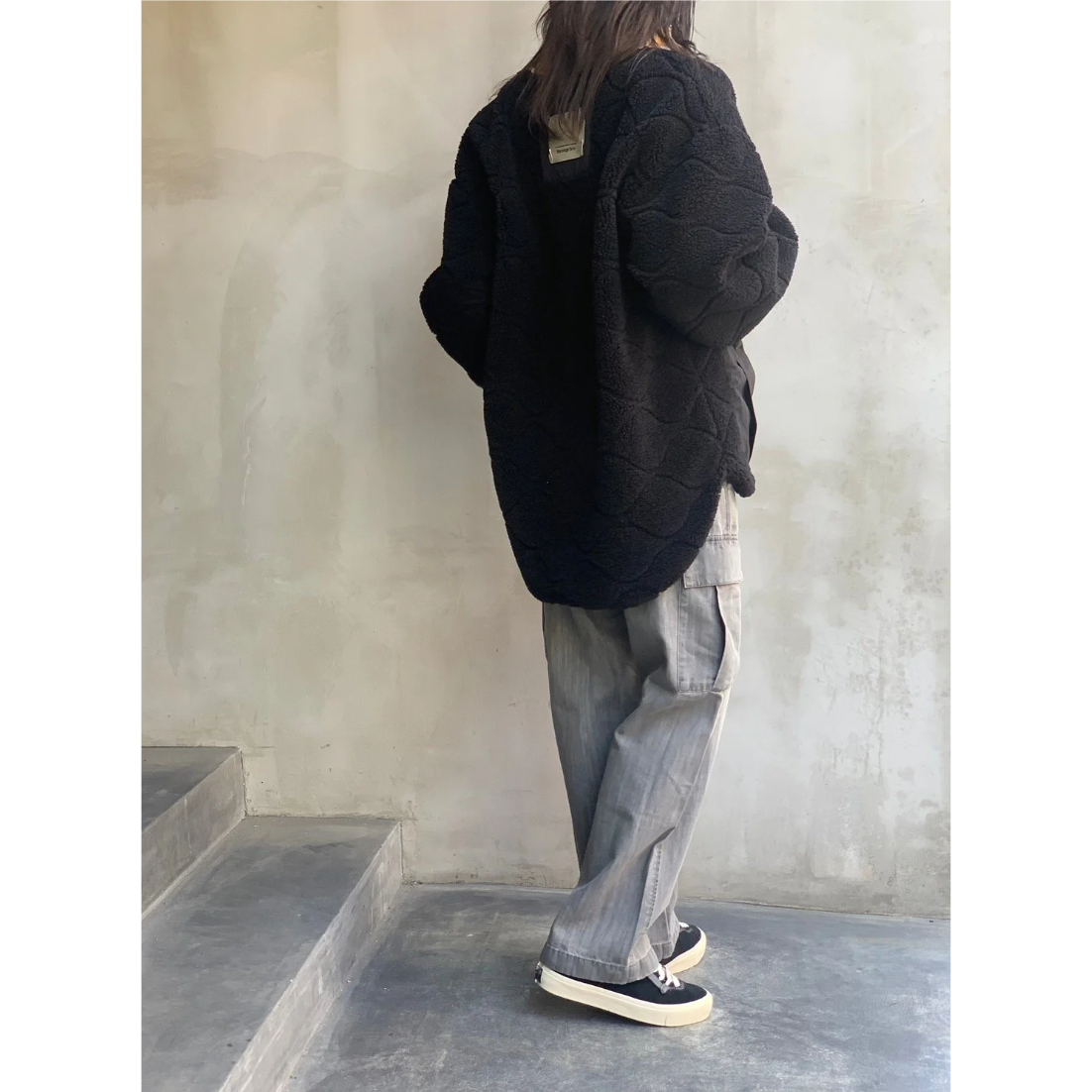 flamingo farm】ノーカラーボアブルゾン 150265 | selectshop flamingo farm】ノーカラーボアブルゾン 150265 | selectshop