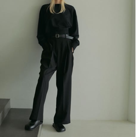 【anuke】Tuck Loose Pants　※納期4月上旬〜5月上旬