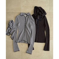 【anuke】Piping Scarf Knit　※納期8月下旬～9月下旬