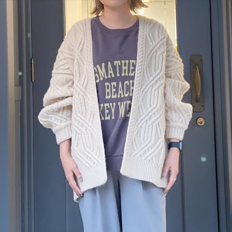 【タシケント】3G Loose volume cardigan