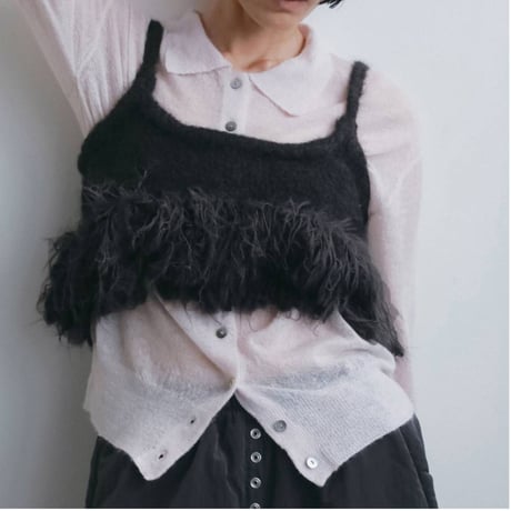 【anuke】Over Knit Shirts