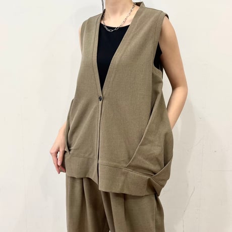 【siro de labonte】cocoon vest