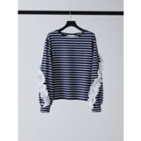 【Mewl】ﾎﾞｰﾀﾞｰﾌﾘﾙｽﾘｰﾌﾞTOPS