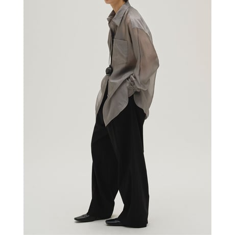 【TODAYFUL】Chambray Silky Shirts　※納期4月上旬〜5月上旬