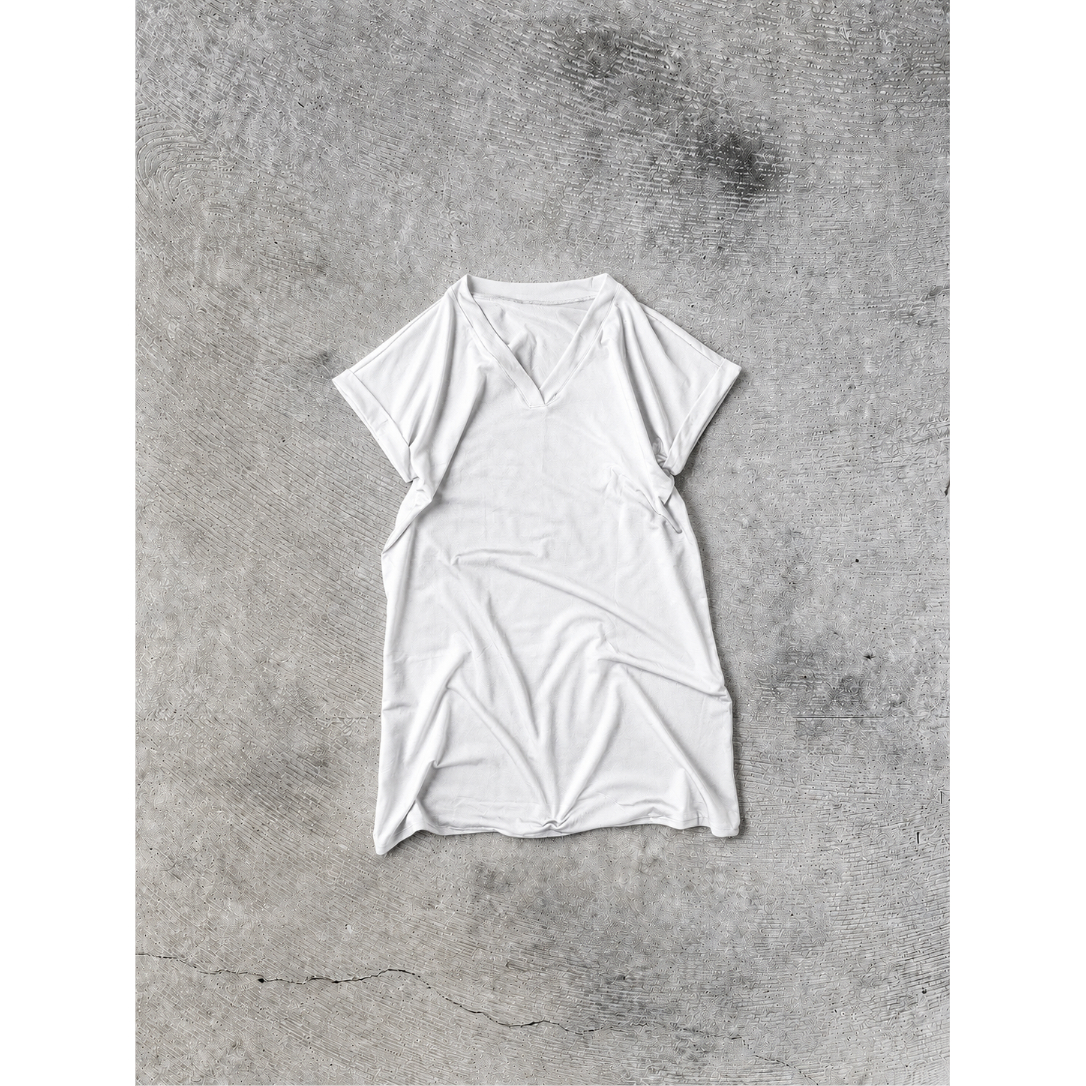 MULネック M.U.L.】V-NECK LONG CUTSEW | selectshop kusukusu