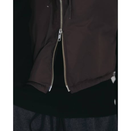 【anuke】Hooded Down Vest　※納期9月中旬〜10月中旬
