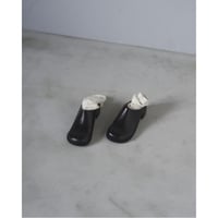 【anuke】Ecoleather Heel Slip-ons