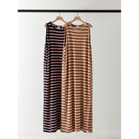 【YENN】STRIPE JERSEY DRESS