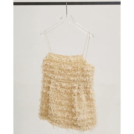 【TODAYFUL】Tapeyarn Jacquard Camisole　※納期5月上旬〜6月上旬
