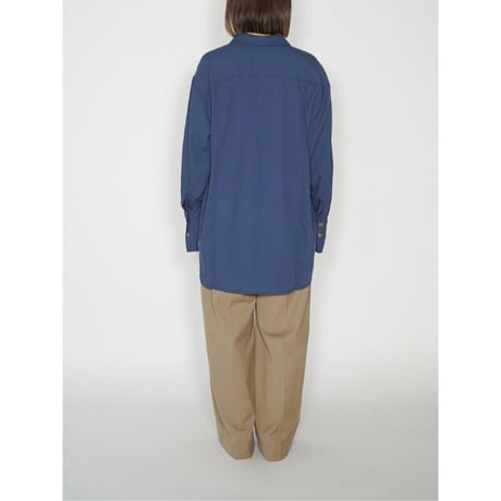 【YENN】COLOR STITCH WASHED SHIRT