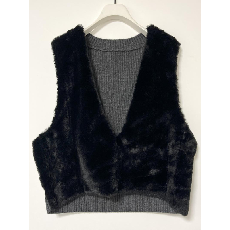 CHIGNON】ファードッキングベスト | selectshop kusukusu CHIGNON】ファードッキングベスト | selectshop kusukusu