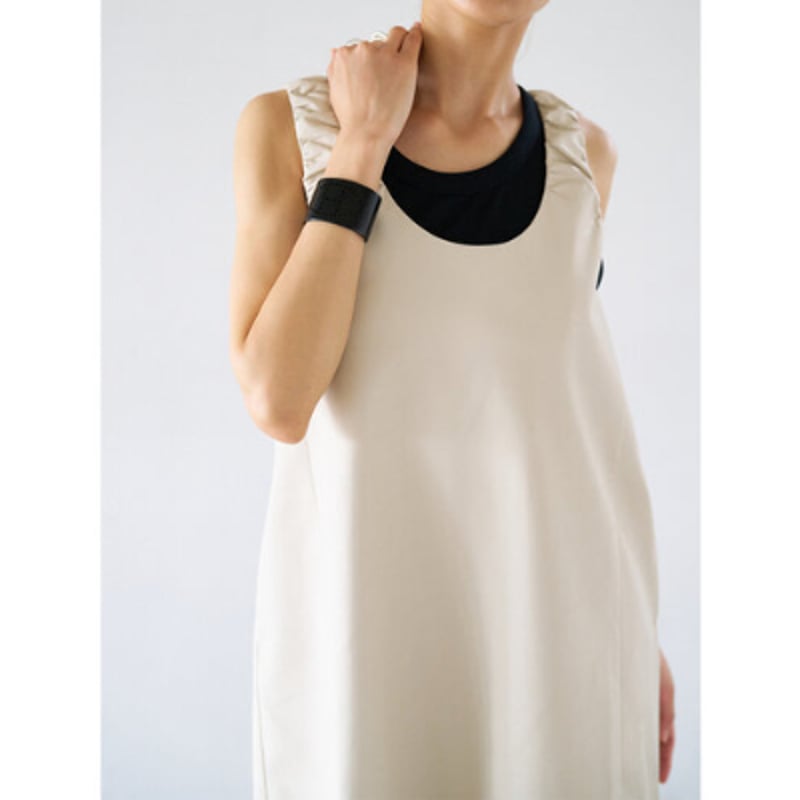 YENN】FAUX LEATHER MINI OP | selectshop kusukusu 