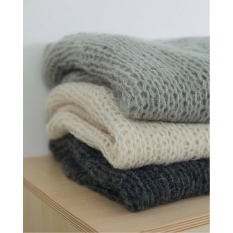 【anuke】Lowgauge Mohair Knit